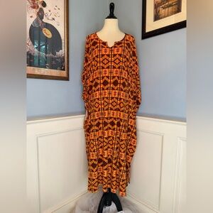 Kaftan / Caftan in Kente Print One Size Fits All Unisex